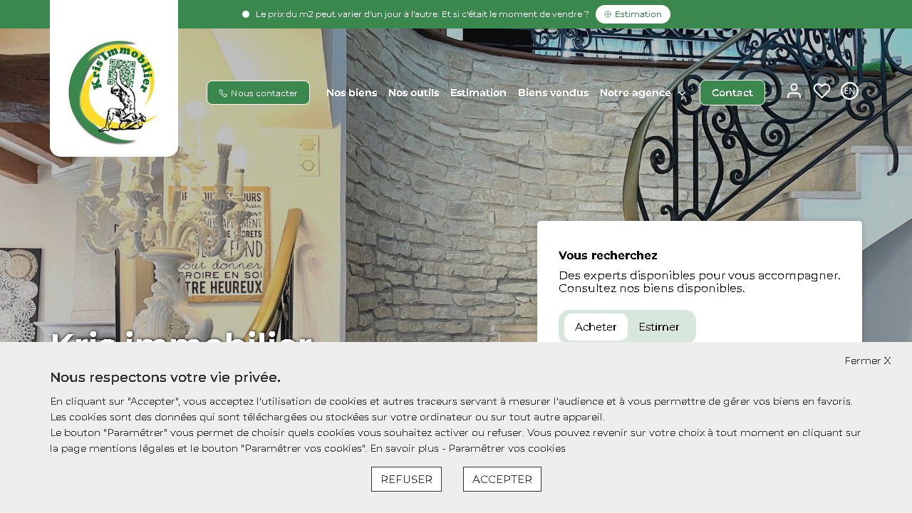 Capture d'écran de http://www.kris-immobilier.com/